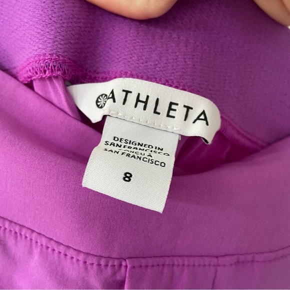 Athleta Brooklyn Heights Vienna Slim Pants Purple size 8 - Picture 4 of 12
